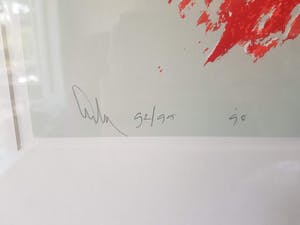 Arty Grimm - Compositie op blauw kopen? Bied vanaf 75!