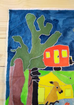 Martine Jacobs - Aquarel tekening Tour de France 2012 kopen? Bied vanaf 40!