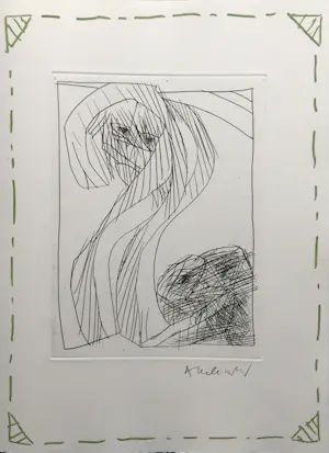 Pierre Alechinsky - kleurenets L’origine du monde 3 - 1993 kopen? Bied vanaf 595!