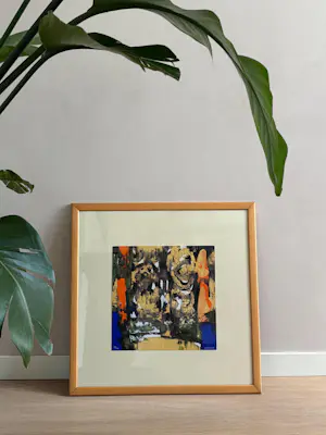 Buy Hans Vanhorck - Abstract-expressionistische zeefdruk – gesigneerd, genummerd? Bid from 35!