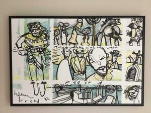 Herman Brood - top schilderij + HB-M certificaat kopen? Bied vanaf 4600!