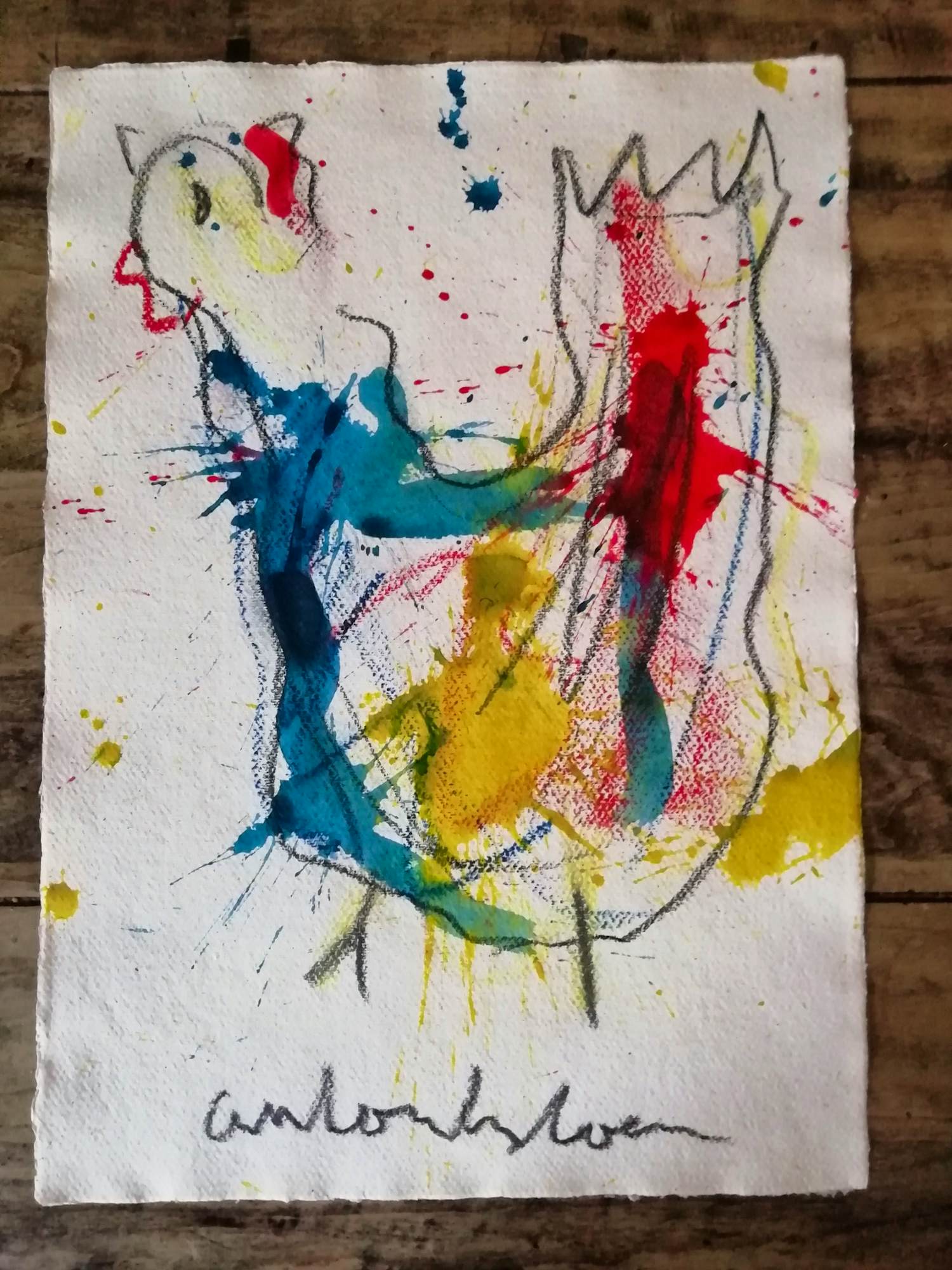 Anton Heyboer - Spetterkip verkocht voor € 100!