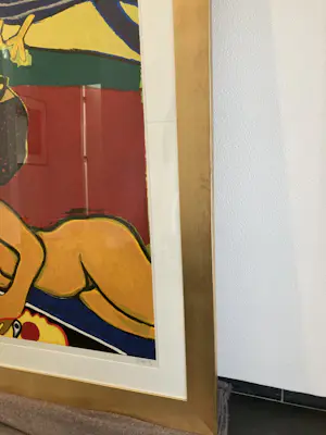 Corneille - Groots ingelijste en imposante litho: "DEUX FEMMES" kopen? Bied vanaf 800!