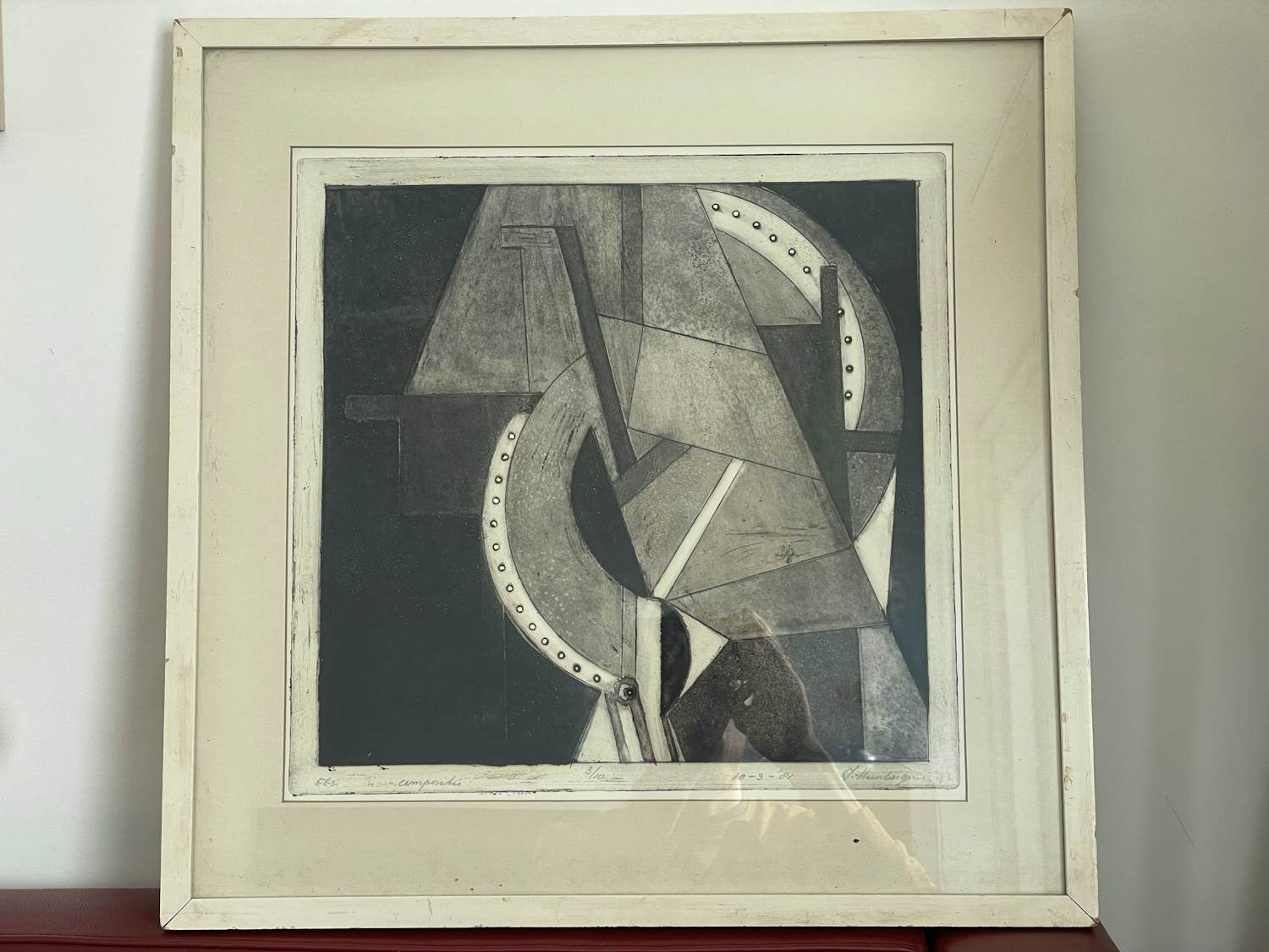 Joop Steenbergen - Ets/ Aquatint - Compositie kaufen? Bieten Sie von 55!