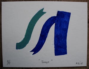 Klaas Gubbels - sjabloondruk: Tango - 2015 kopen? Bied vanaf 225!