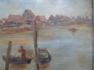 Max Fleischer - Indonesie Java Vissersdorp 1898 kaufen? Bieten Sie von 250!
