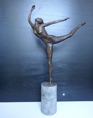 Brons (Onbekend) - Ballerina in brons , fraai beeld! kopen? Bied vanaf 150!