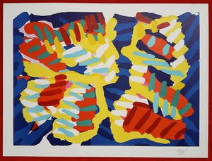 Karel Appel - Couple, litho kopen? Bied vanaf 550!