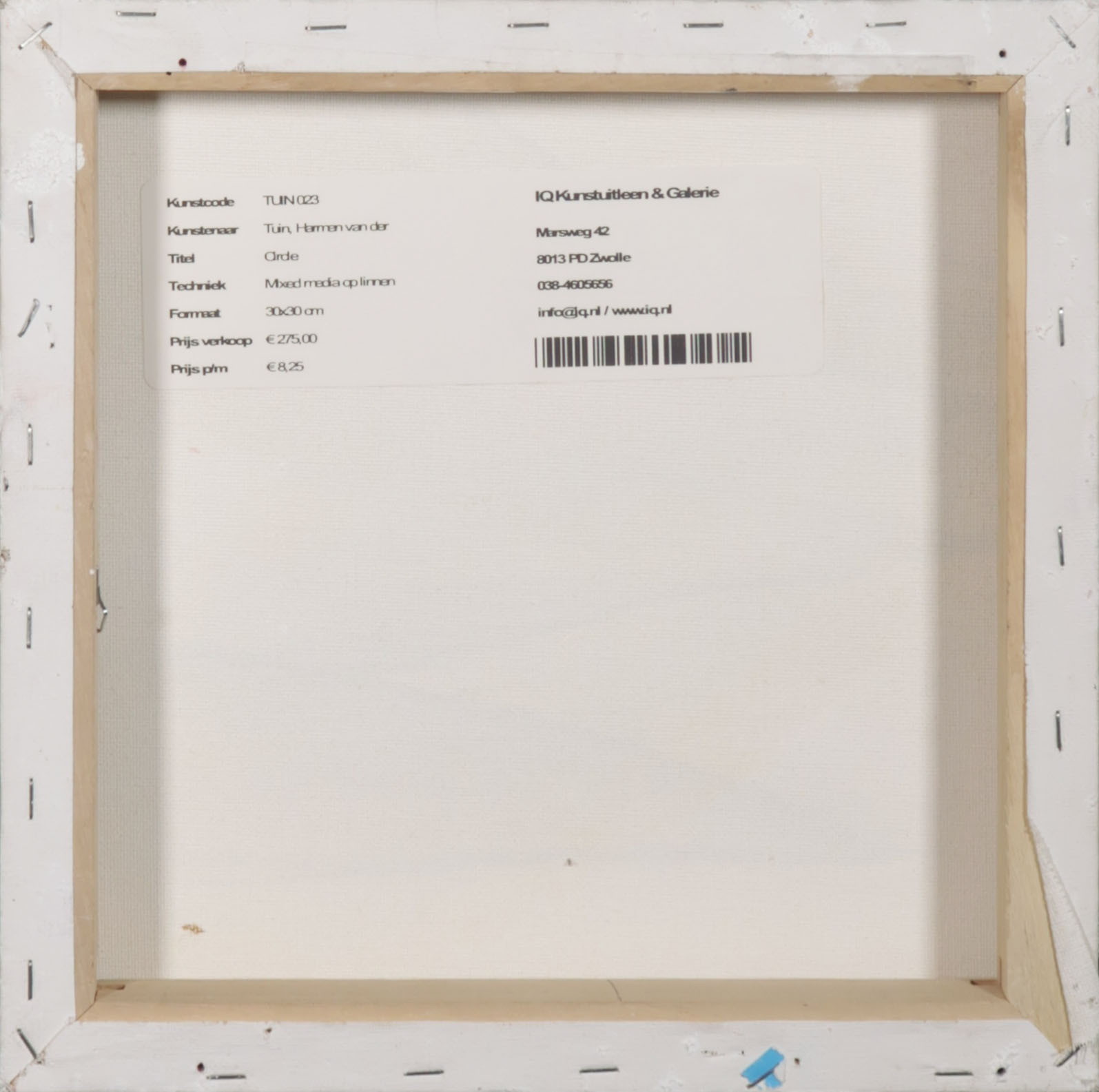 Harmen van der Tuin - Gemengde techniek, o.a. structuurverf en krijt, Circle kopen? Bied vanaf 80!