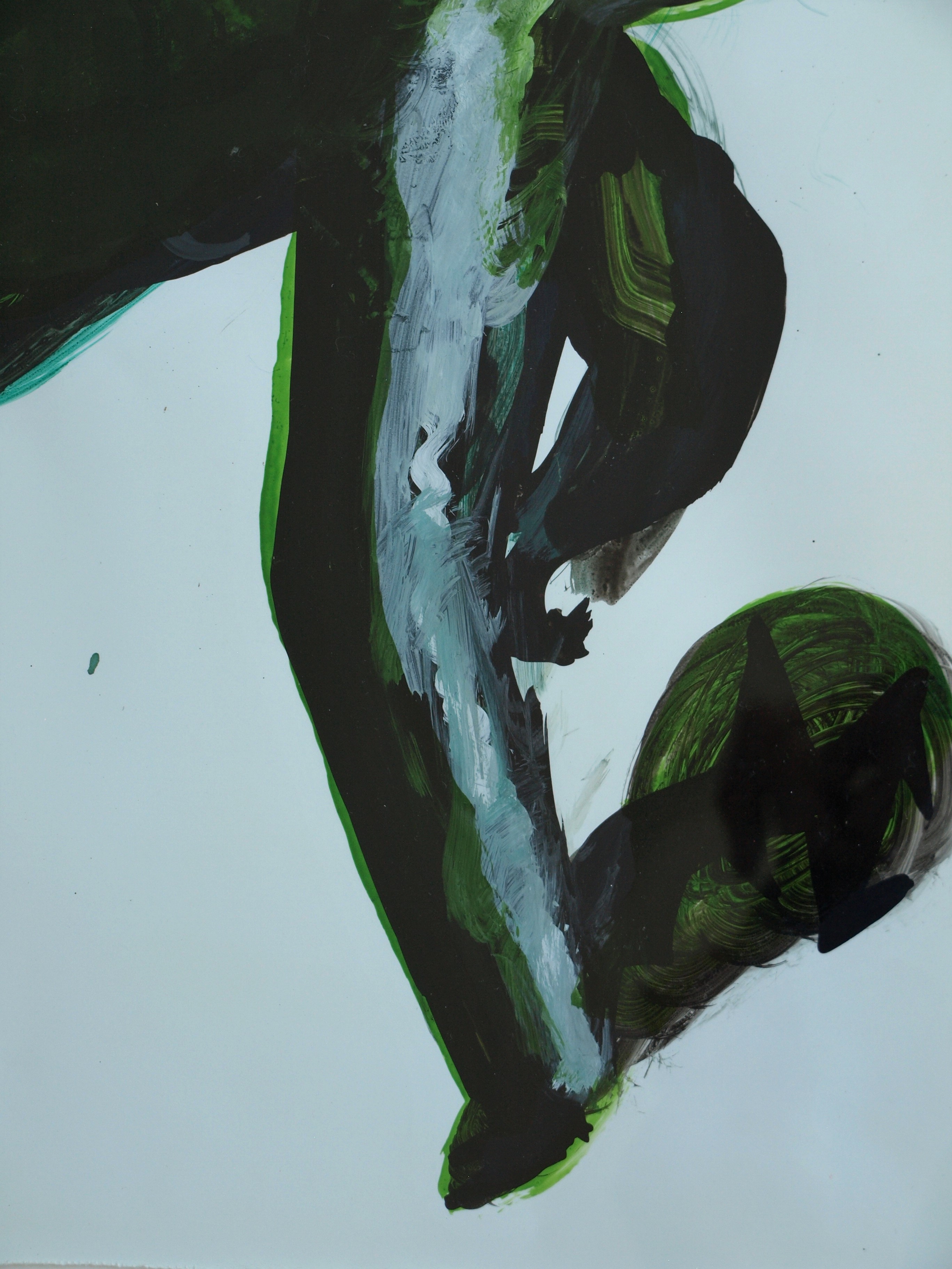 Kars Persoon - Glasverf op papier , Metamorphose II – gesigneerd & ingelijst – 1985  kopen? Bied vanaf 1!