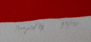 Bram Bogart - Litho: Abstracte compositie - 1967 kopen? Bied vanaf 499!