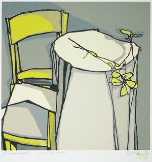 Fon Klement - Boardsnede, Les fleur jaunes kopen? Bied vanaf 80!