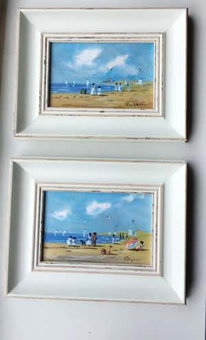 Henk Poeder - Pendant strandjes verkocht voor € 80!