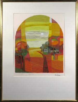 Ton Schulten - Zeefdruk, Zomer - Ingelijst kopen? Bied vanaf 200!