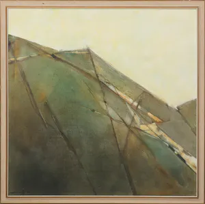 Evelien Scheffer - Acryl op doek, Berglandschap - Ingelijst kopen? Bied vanaf 80!