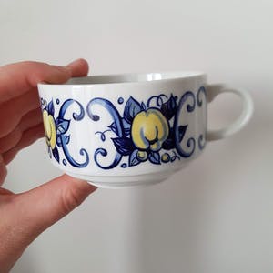 Villeroy & Boch - Tweemaal kop & schotel, serie Cadiz, zeer goede staat! 70s/80s kopen? Bied vanaf 10!