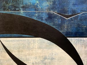 Henny Visch - gemengde techniek op board | 'zonder titel' | 1965 (LAGE INZET) kopen? Bied vanaf 100!