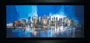 Peter Meijer - Zeefdruk, Manhattan ll - Ingelijst (Groot) verkocht voor € 50!