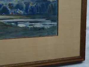 Frederik Teding van Berkhout - Ingelijste aquarel , Duinlandschap kopen? Bied vanaf 60!