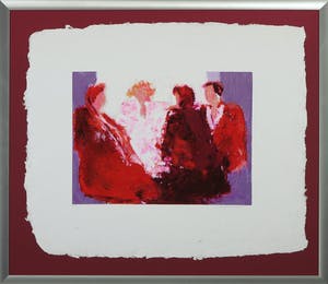 Wil Willemsen - Zeefdruk, Zonder titel - Ingelijst kopen? Bied vanaf 35!