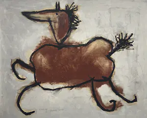 Jan Roëde - grote litho - 1946-1987 - gesigneerd. kopen? Bied vanaf 195!