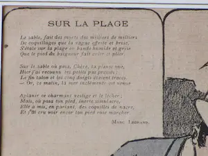 Paul Balluriau - Sur la Plage - Kleurenlitho kopen? Bied vanaf 1!