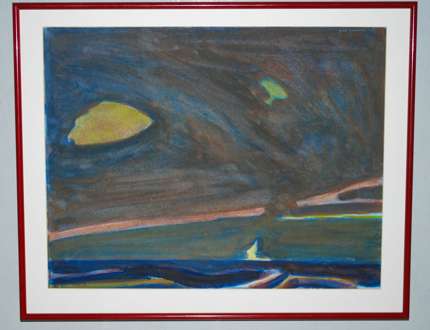 Paul Overhaus - nachtlandschap in maanlicht kopen? Bied vanaf 85!