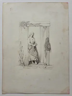 Jozef Israëls - Meisje. Portret. kopen? Bied vanaf 20!