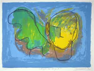 Simon Posthuma - Zeefdruk, Maybe an Angel (Zeer Groot) verkocht voor € 35!