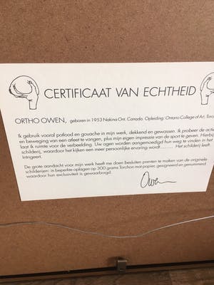 Ortho Owen - Kleurenlitho ‘Spike’ kopen? Bied vanaf 40!