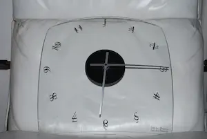 Jan des Bouvrie - Glazen design klok - geluidloos kopen? Bied vanaf 65!