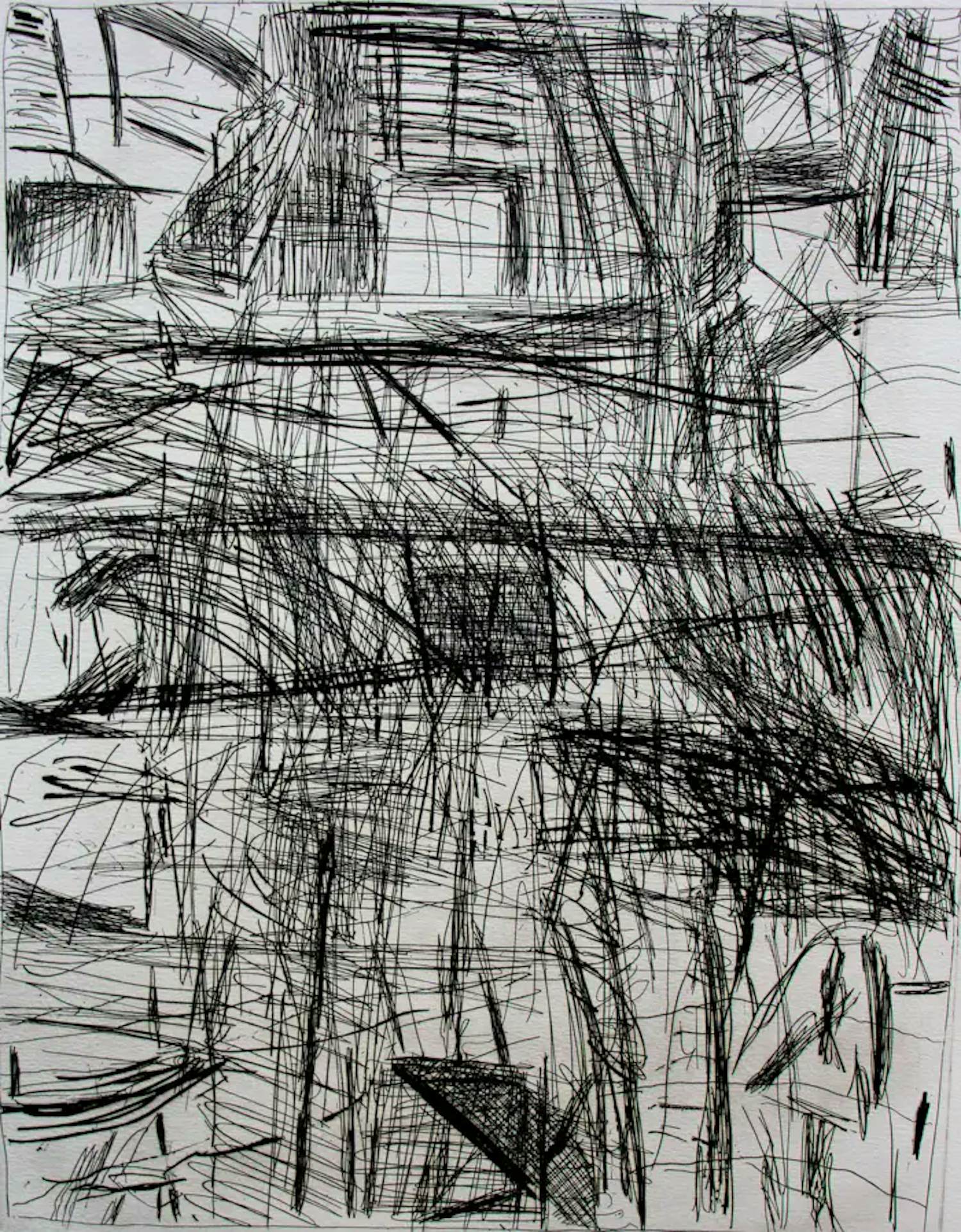 Jan van der Pol - Ets: abstract - 1987 kopen? Bied vanaf 50!