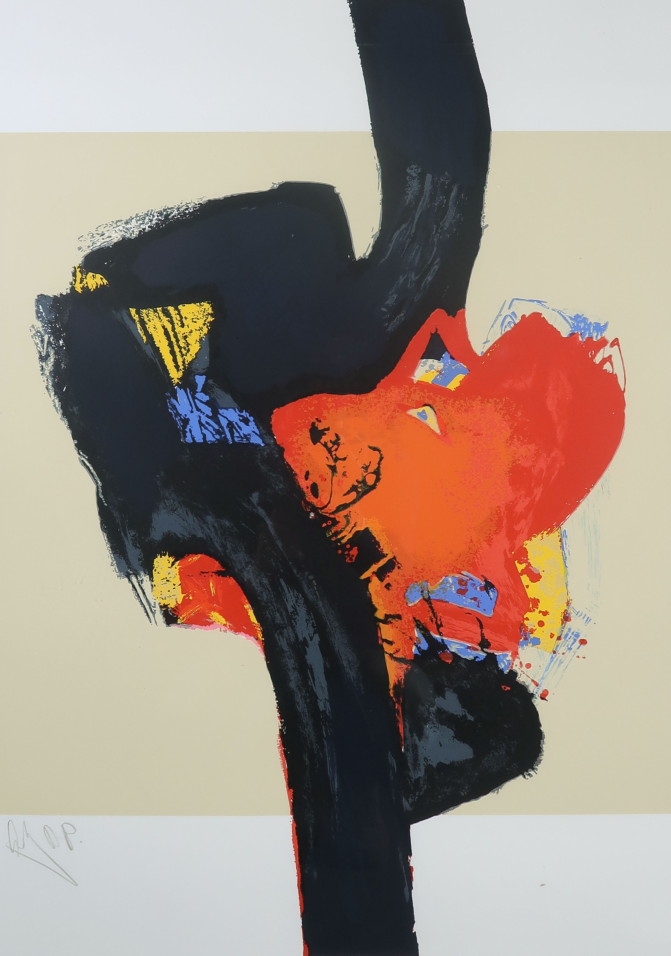 Arty Grimm - Zeefdruk, Zonder titel - Ingelijst (Groot) kopen? Bied vanaf 50!