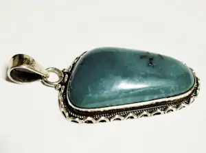 Nieuwe zilveren hanger met topaas turquoise . kopen? Bied vanaf 60!