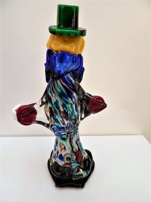 Niet of onleesbaar gesigneerd - Murano Clown masief glas opject kopen? Bied vanaf 1!