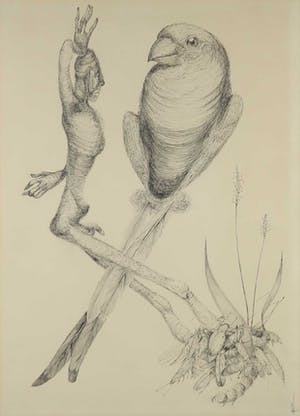 Melle Oldeboerrigter - Litho, Zonder titel - Ingelijst kopen? Bied vanaf 60!