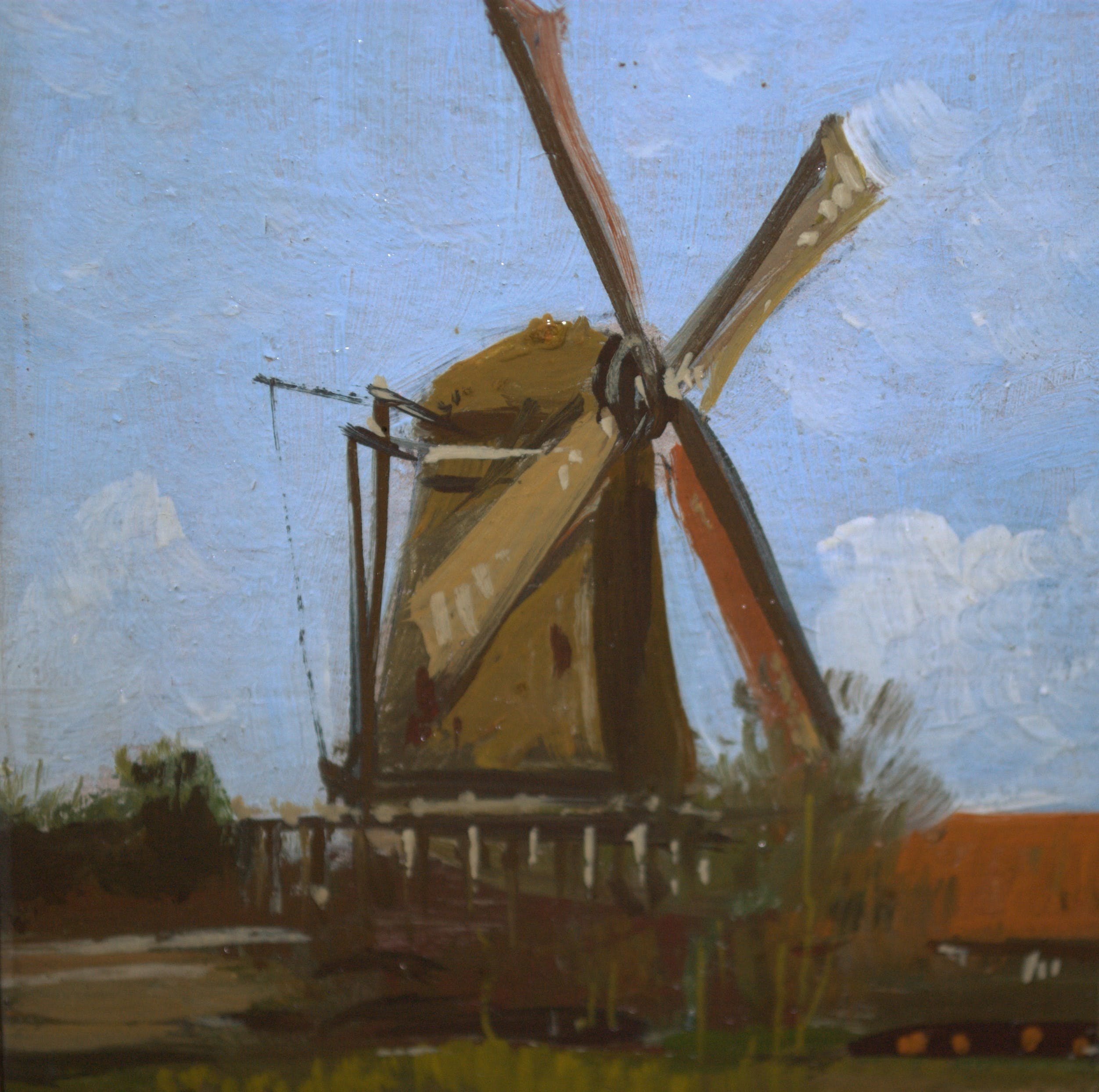 Niet of onleesbaar gesigneerd - landschap aan het water kopen? Bied vanaf 1!