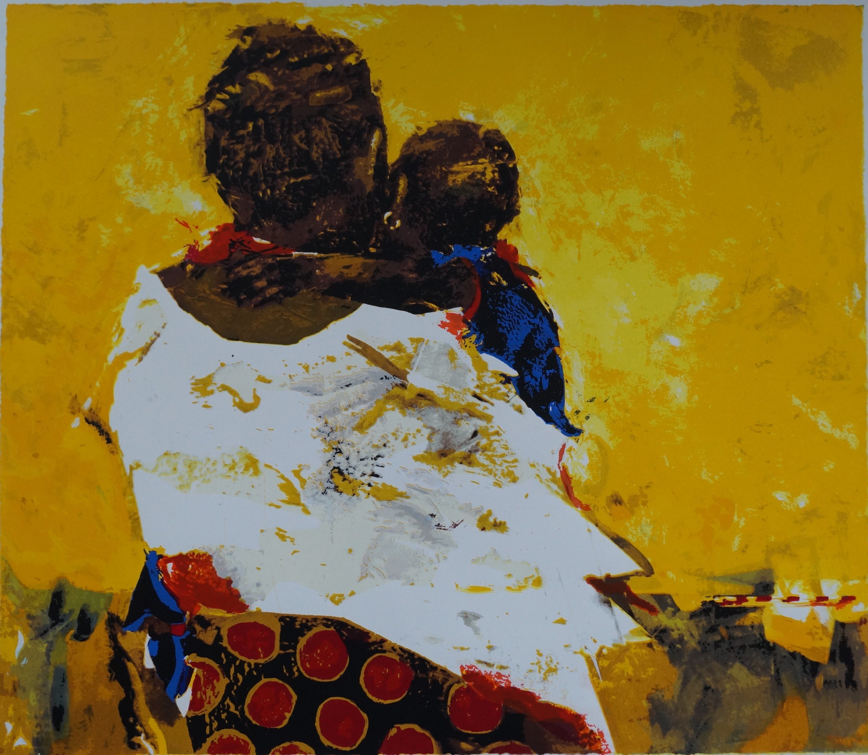 Willem van Scheijndel - Stories about the baobab - grote zeefdruk verkocht voor € 80!