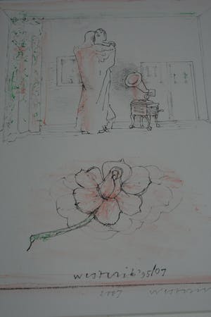 Co Westerik - zeefdruk Visioen en Visie - 2007- kopen? Bied vanaf 120!