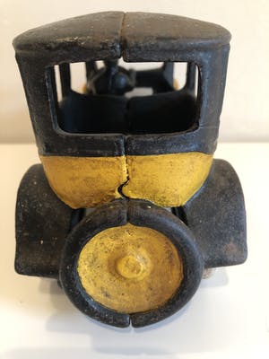 Curiosa - Vintage zware gietijzeren Yellow Cab van Arcade kopen? Bied vanaf 1!