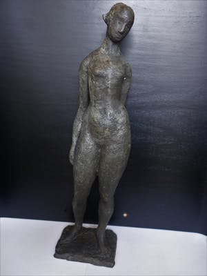 Brons (Onbekend) - staand naakt kopen? Bied vanaf 200!