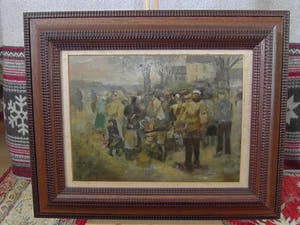 Adriaan de la Riviere - "Markttafereel" kopen? Bied vanaf 250!