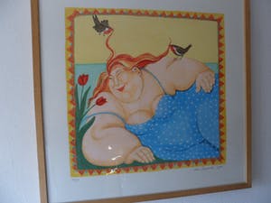 Ada Breedveld - Zeefdruk, Titel, "Come to my ears". kopen? Bied vanaf 70!