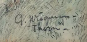 Gerard Wiegman - 1875-1964 AQUAREL TEKENING THORN LIMBURG INGELIJST GESIGNEERD 1900s kopen? Bied vanaf 65!