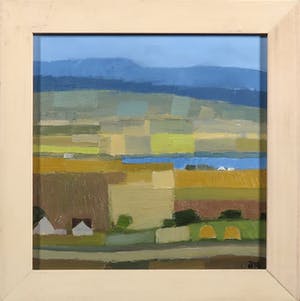 Joop Smits - Acryl op board, Landschap kopen? Bied vanaf 150!
