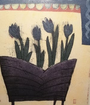 Eliza Kopec - 2 zeefdrukken Primavera & Fleurs du Paradis - 1992 kopen? Bied vanaf 1!