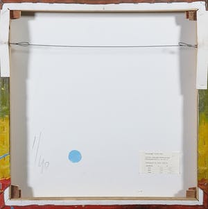 Theo Koster - Zeefdruk en collage op doek, Zonder titel (met ophangsysteem) kopen? Bied vanaf 35!