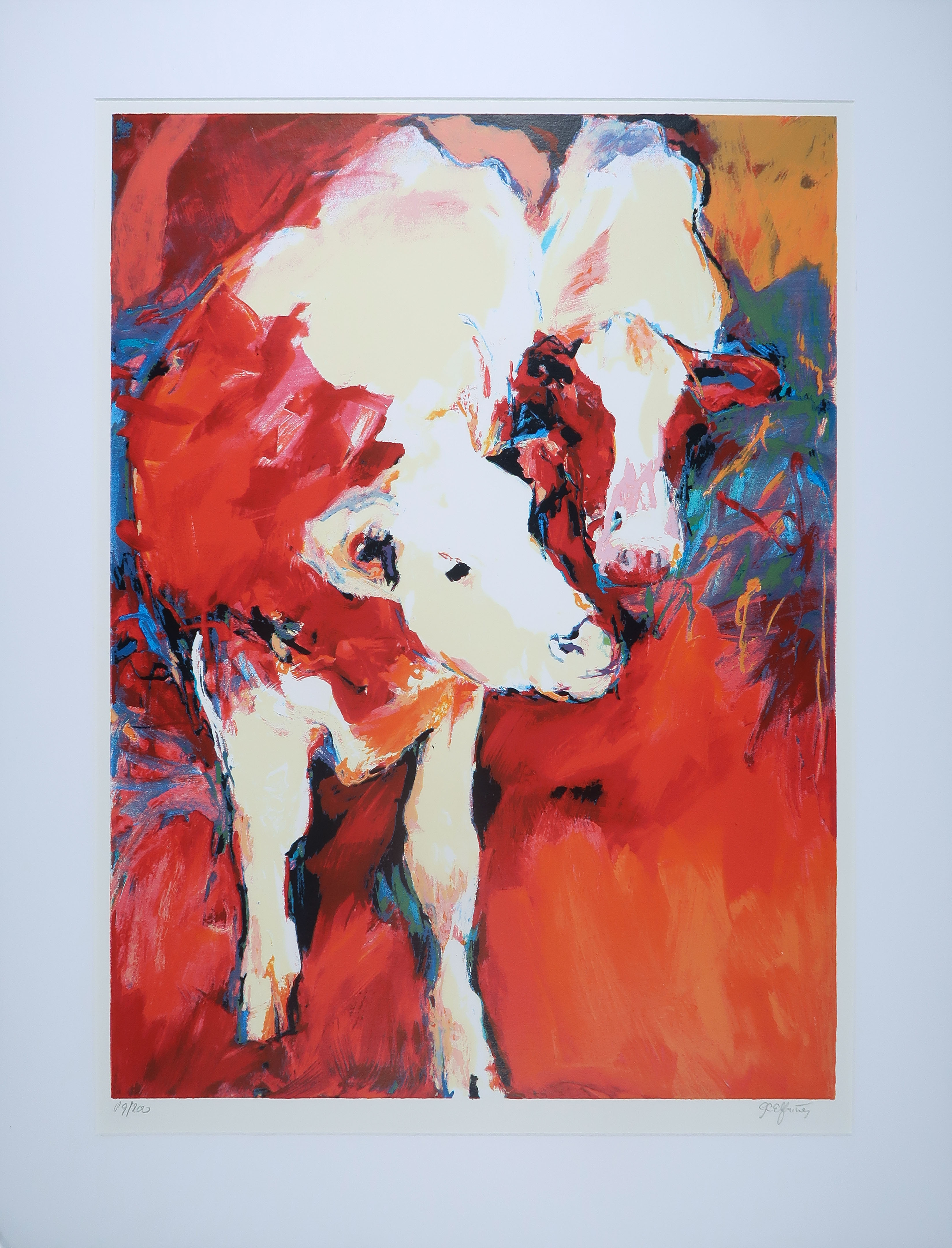 Gerda Elfring - Zeefdruk, Koeien kopen? Bied vanaf 40!