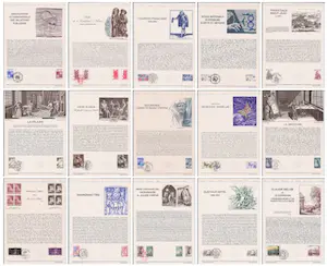 Victor Vasarely - e.a: Collectie Document Philatelique Offciel - 15 stuks kaufen? Bieten Sie von 19!