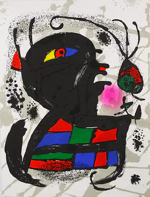 Joan Miro - Originele lithografie kopen? Bied vanaf 1!